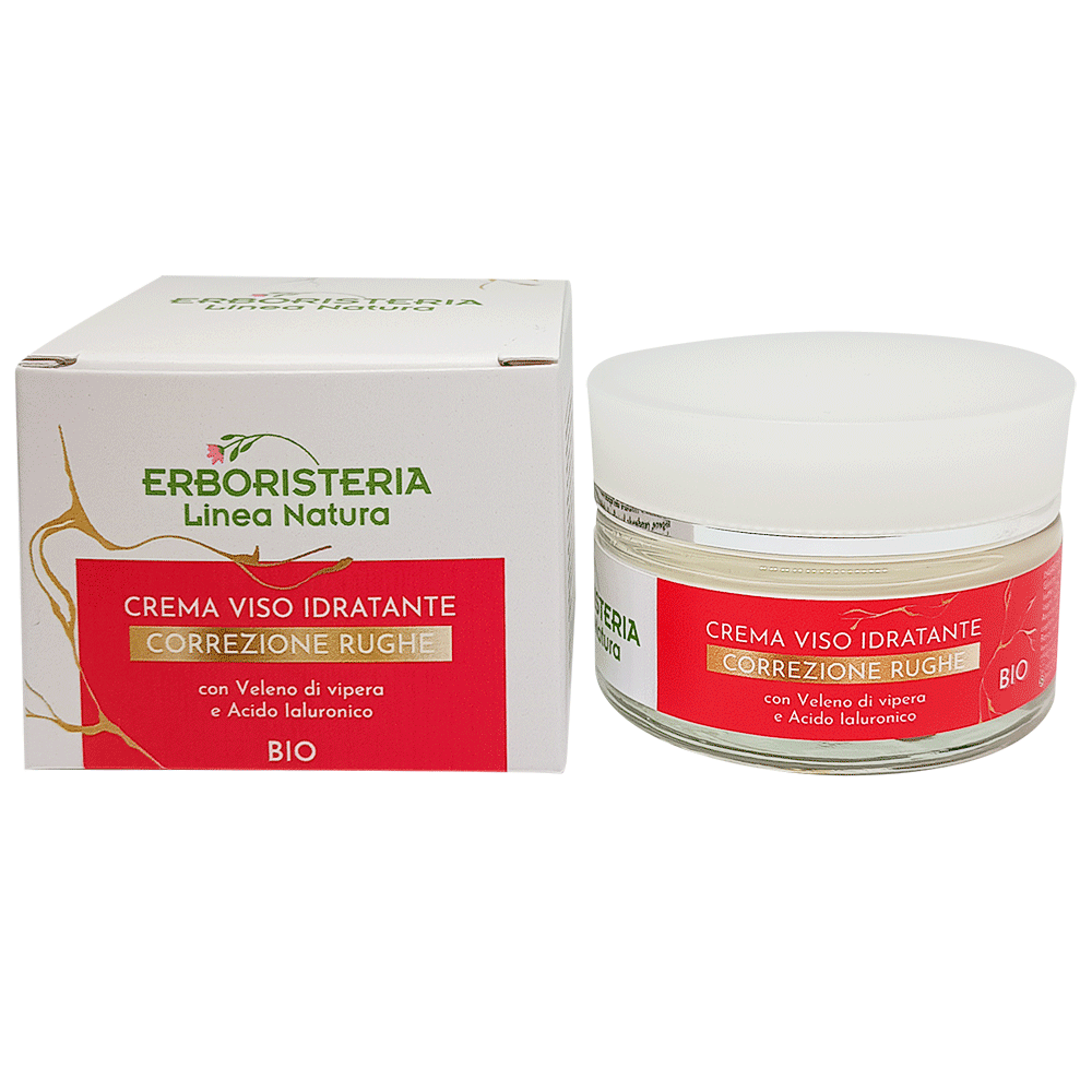 Crema viso CORREZIONE RUGHE - VELENO DI VIPERA veg